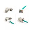 DeLOCK 88119 Keystone modul plochý biely RJ-45 10 ks