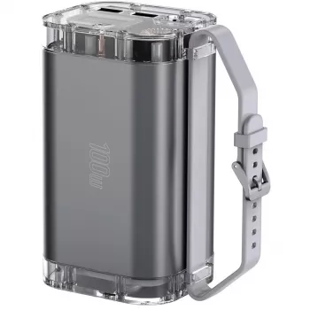 Powerbank Lucid Ultra 40000mAh 100W sivý