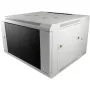 Racková skriňa ALLNET SMB6612 sivá 33 kg, serverová/sieťová skriňa, kompaktná stojanová skriňa