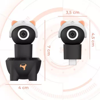 Subsonic Playcam 1080 2in1 HD mini kamera pre Nintendo Switch 2 červená