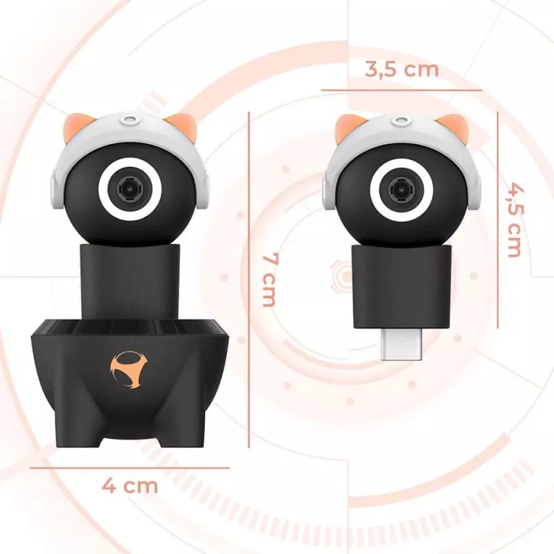 Subsonic Playcam 1080 2in1 HD mini kamera pre Nintendo Switch 2 červená