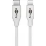 Nabíjací a synchronizačný kábel Goobay Lightning na USB-C 0,5 m