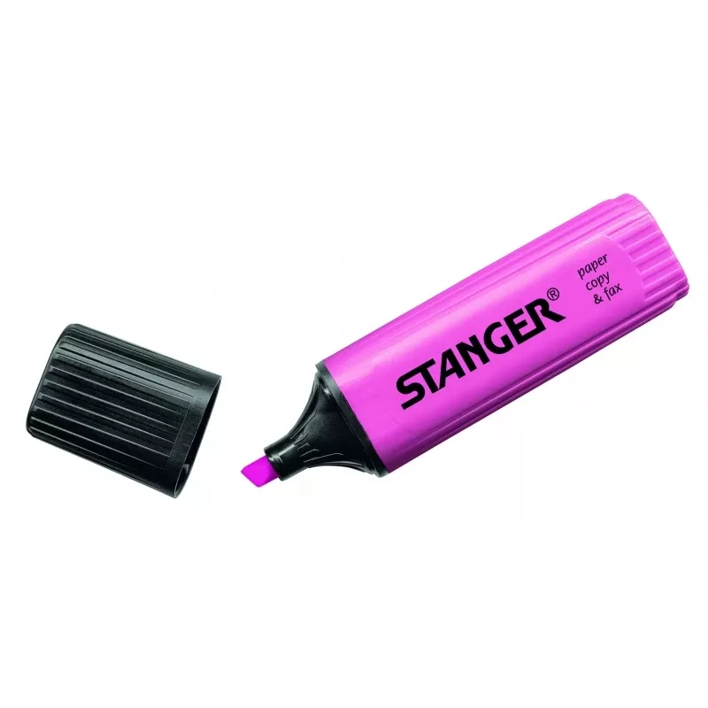 STANGER zvýrazňovač, 1-5 mm, ružový, 1 ks 180004000
