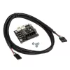 LED ovládač osvetlenia Aqua-Computer farbwerk USB – 12 V, 2,5 A, čierny