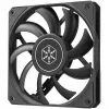 Skriňový ventilátor SILVERSTONE SST-AS120B 120 mm čierny priehľadný, 3-pin