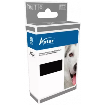 ASTAR balenie 2 ks - čierna, farba (cyan, magenta, žltá) - kompatibilná - atramentová kazeta (alternatíva k: HP 62XL)