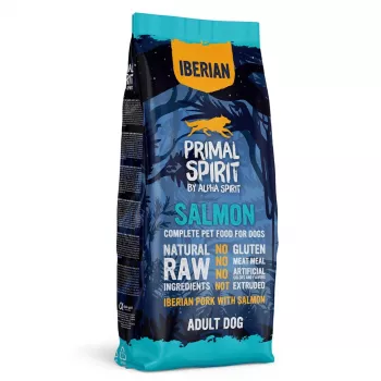 PRIMAL SPIRIT Iberian 70 % losos – polovlhké krmivo pre psov – 12 kg