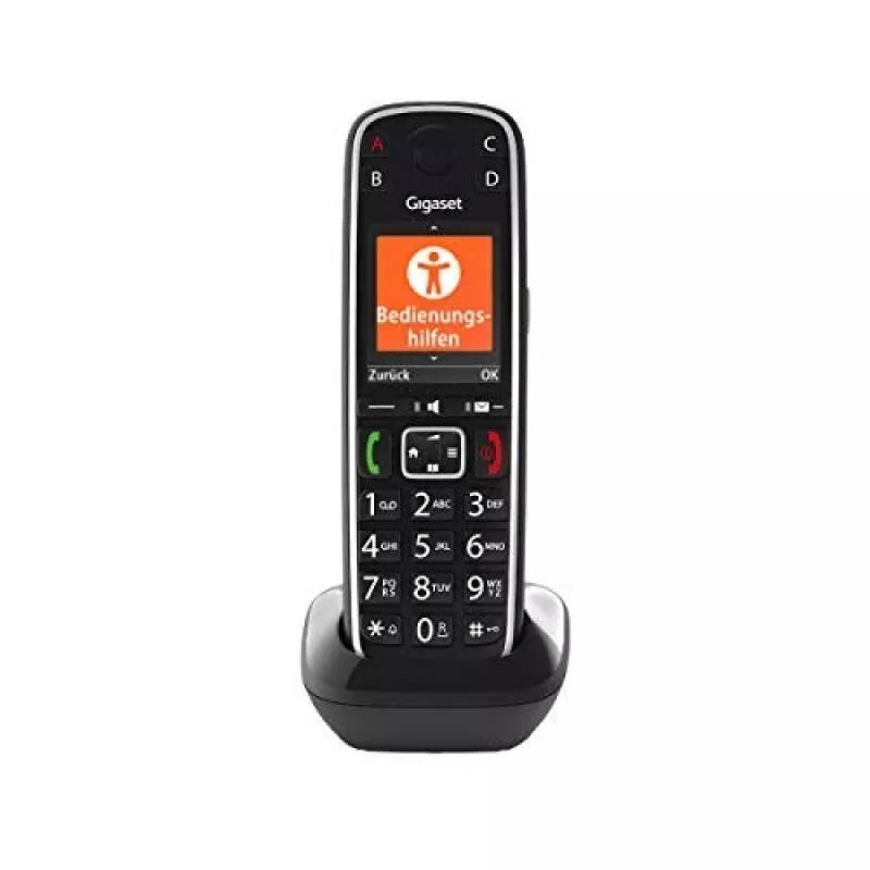 Gigaset E720HX analógový/DECT telefón so zobrazením čísla čierny