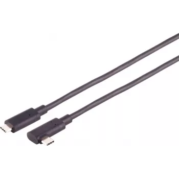 USB kábel S/CONN 30-42075 USB 3.2 Gen 2 10 m USB-C čierny