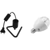 EUROLITE LED sada BC-1 RGB trojuholníková pätica, čierna — LED osvetľovacia sada s RGB ovládaním