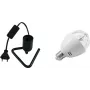EUROLITE LED sada BC-1 RGB trojuholníková pätica, čierna — LED osvetľovacia sada s RGB ovládaním