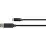 PYTHON 1,00m USB-C dátový kábel PD USB C konektor samec na vrátane USB-A adaptéra - adaptér - digitálny/dátový - m (PY-USB002S)