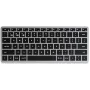Satechi Slim X1 klávesnica Bluetooth QWERTZ nemecká čierna - sivá (ST-BTSX1M-DE)