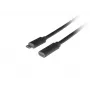 Kábel USB-C na USB-C LANBERG CA-USBE-20CC-0005-BK, USB 3.2 Gen 1 (5 Gbit/s), 0,5 m, čierny