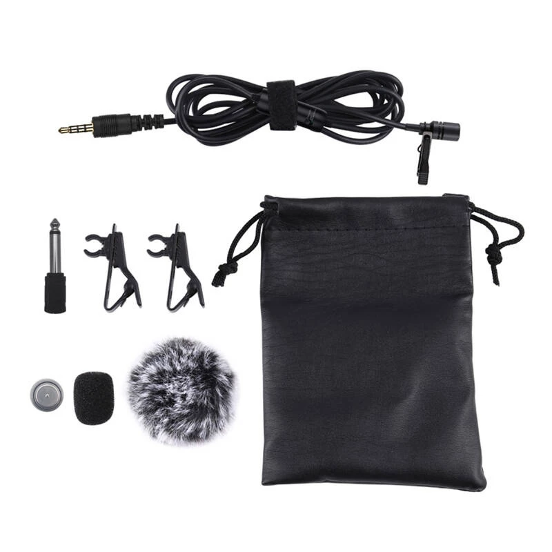 Mikrofón so sponou PULUZ 3,5mm jack 6m