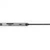 7-in-1 USB-C dongle Acer — USB 3.2 Gen 1 Type-C, 3x USB-A, HDMI, SD/MicroSD, 100W PD, strieborná