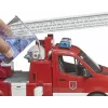 Hasičské auto BRUDER 02673 červené biele ABS plast 4 roky
