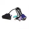 VALUE 19 palcová LCD KVM konzola. 19 palcov. VGA. USB+PS/2. UK