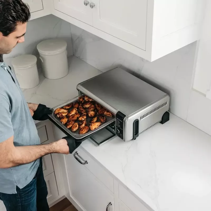 Ninja SP101 samostatná 10 L voľne stojaca 2400 W teplovzdušná fritéza čierna, nerezová oceľ
