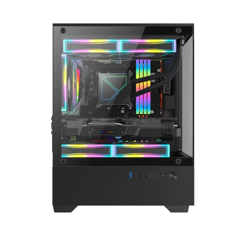 Skriňa | GOLDEN TIGER | micro ATX | čierna | Mini Tower | Raider SL-2 | RAIDERSL-2