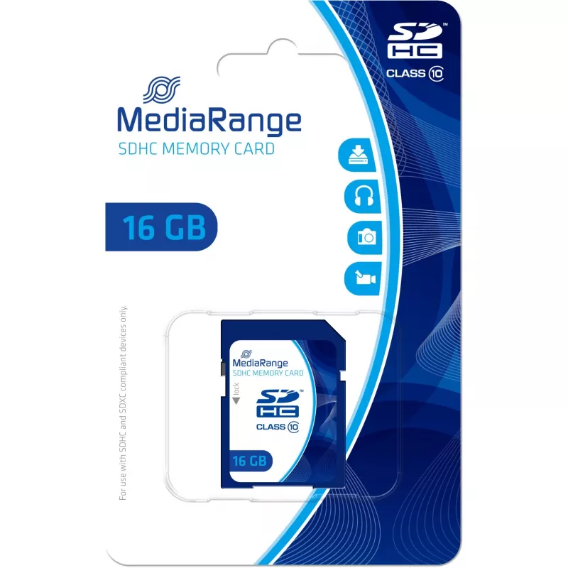 Pamäťová karta MediaRange 16GB SDHC Class 10 MR963