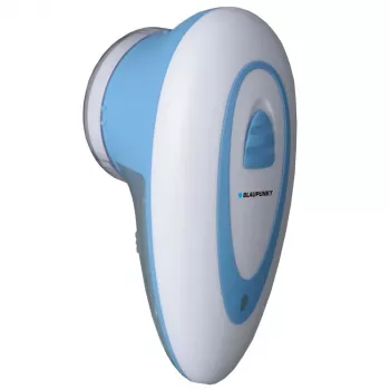 Odstraňovač žmolkov BLAUPUNKT RLR301 — akumulátorový, USB nabíjanie, modrý/biely, na odstránenie žmolkov a uzlíkov