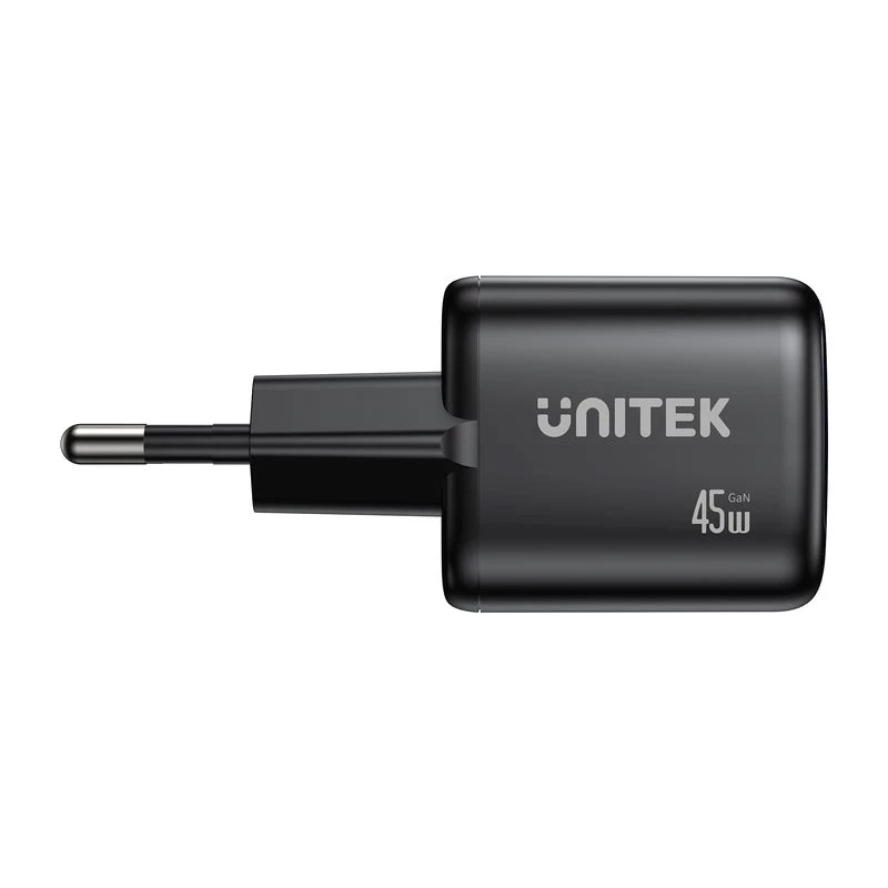 Unitek nástenná nabíjačka 2x GaN 45W — 2× USB‑C PD 3.0 a QC rýchle nabíjanie