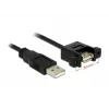 USB kábel DeLOCK 1m 2xUSB2.0-A