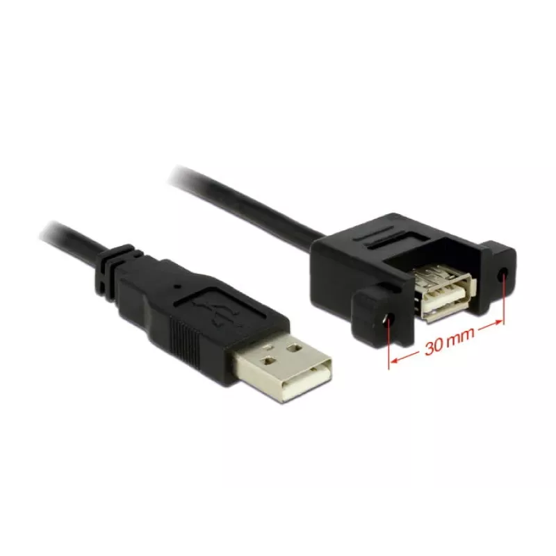 USB kábel DeLOCK 1m 2xUSB2.0-A