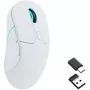 Herná myš Keychron M3 pravácka RF bezdrôtová + Bluetooth optická 26000 DPI biela