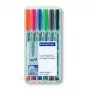 Fixka Staedtler 315 WP6 čierna modrá hnedá zelená oranžová červená
