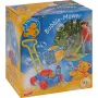 Bubble-Mower kosačka na trávu, bubliny modrá/červená