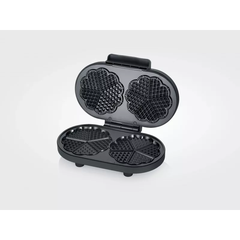 Waffle žehlička Severin WA 2118 2 wafle 1200 W čierna