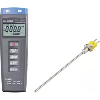 VOLTCRAFT K102 + TP 200 teplomer -200 až +1370 °C snímač Type-K