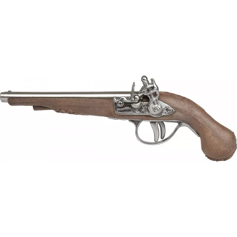 Kovová pirátska pištoľ hračka Pulio model 15541/0 s realistickým dizajnom