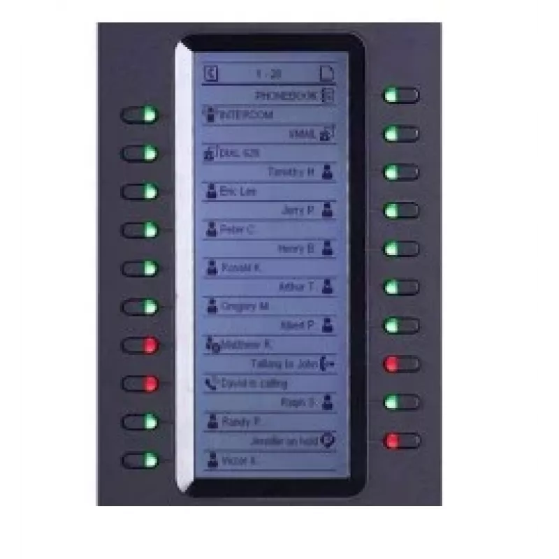 Grandstream Networks GXP2200EXT IP rozširujúci modul čierny 20 tlačidiel