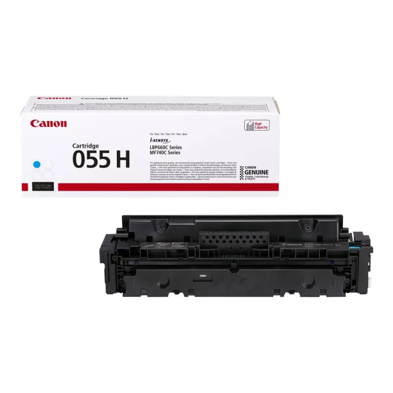Canon 055H tonerkartuša 1 kus originálna azúrová