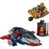 Stavebná sada LEGO Marvel Super Heroes Captain America Thanos 76319 — 107 dielov, 2 minifigúrky, vek 4+
