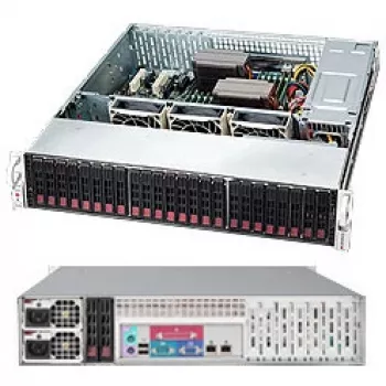 Supermicro SC216 BAC-R920LPB - rack - montáž do racku - 2U - vylepšený, rozšírený ATX - SATA/SAS - Hot-Swap 920 watt - čierna