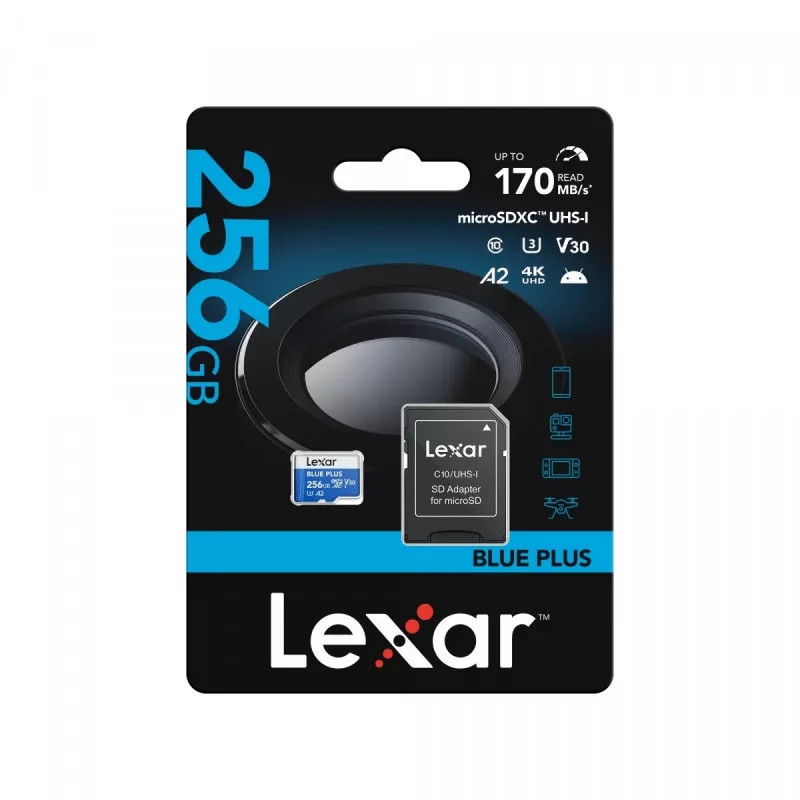 Pamäť Micro SDXC 256GB UHS-I W A Lexar LMSBLPL256G BNANG