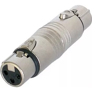 Neutrik - audio invertorový adaptér - XLR3 (W) na XLR3 (W) (NA3FF)