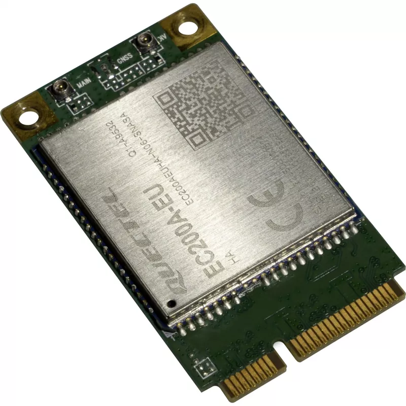 MikroTik R11eL-EC200A-EU interná karta miniPCI-e 2G/3G/4G/LTE, zelená