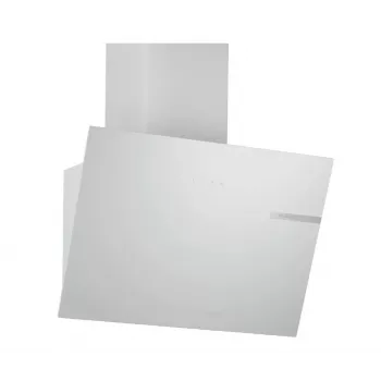 Nástenná digestor Bosch DWK65DK20, 590×325×690 mm, 550 m³/h, 3 rýchlosti, 62 dB, biela, hliníkový tukový filter