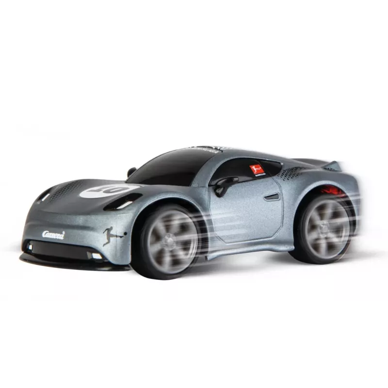 RC auto Bundesliga Mini RC 1:43 sivá