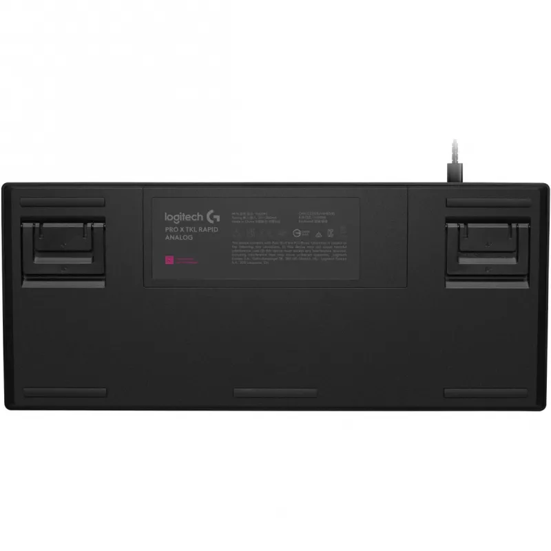 Logitech G PRO X RAPID - klávesnica - TKL - podsvietenie - USB - QWERTZ - nemčina - spínače klávesov: lineárne - čierna (920-013228)
