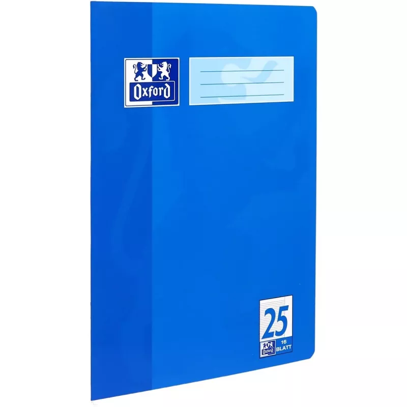 Oxford 100050311 školský zošit, A4, 16 listov, linajkový, 90 g/m², modrý