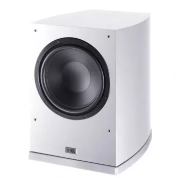 Subwoofer Heco Victa Elite SUB 252 A – kompaktný aktívny subwoofer, biele prevedenie