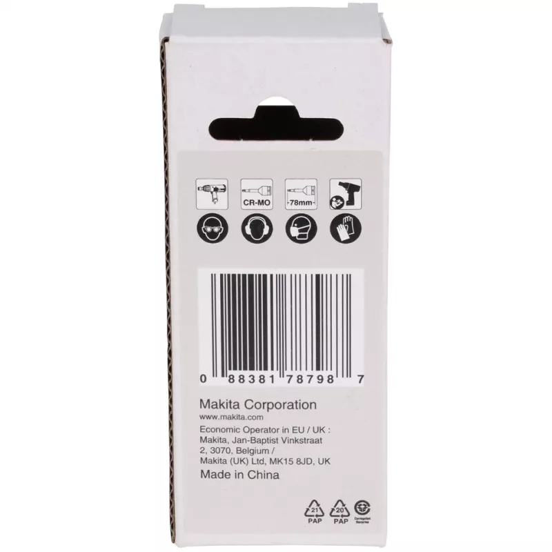 Makita Impact Black 1/2 Torx nástrčná hlavica T40 – 78 mm – chróm-molybdén – E-19819