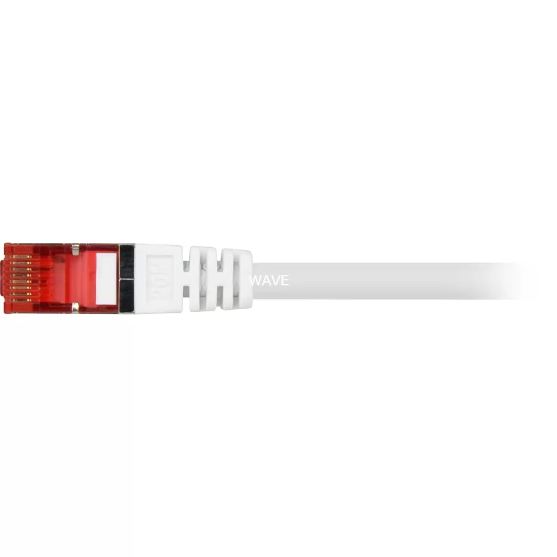 Sieťový kábel Goobay CAT 6 patch kábel RJ-45 Cat6 20 m biely