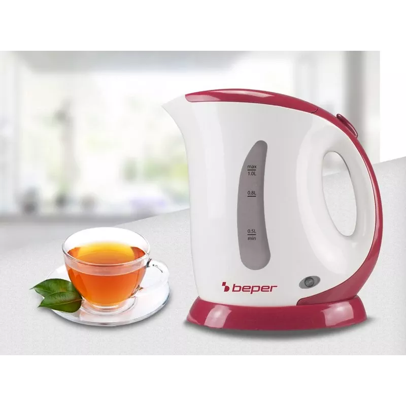 Elektrická kanvica Beper BB.050 1L 2200W biela
